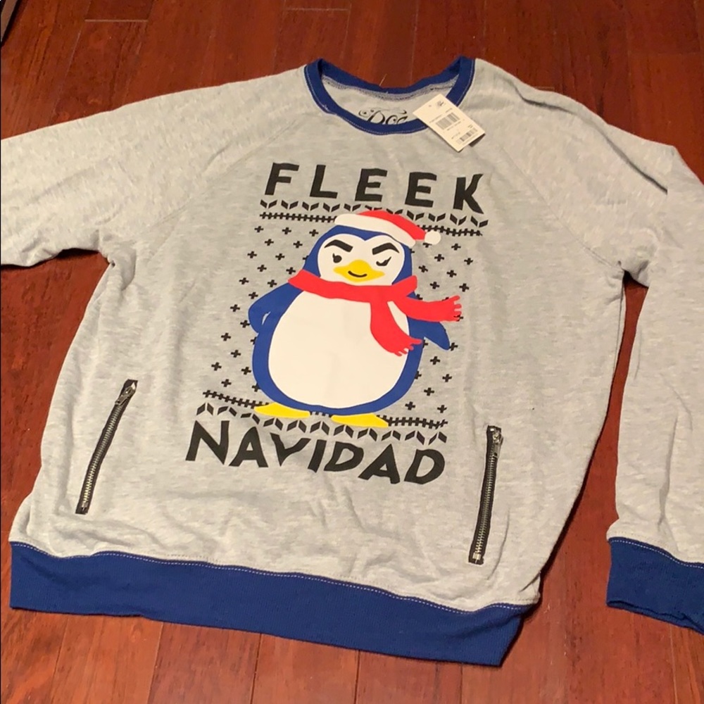 New holiday penguin sweater